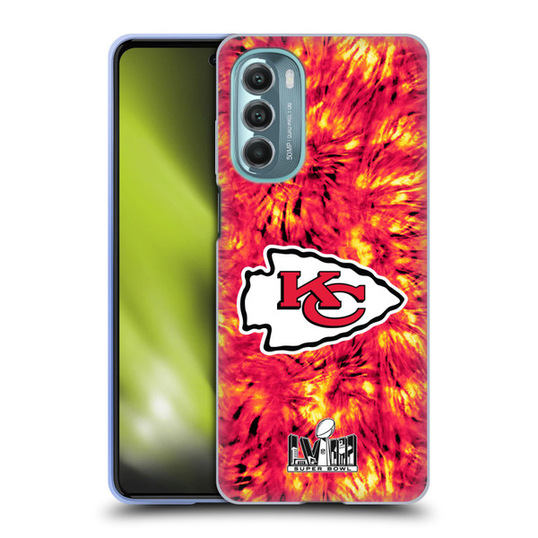 NFL 2024 Super Bowl LVIII Champions Kansas City Chiefs Tie Dye Soft Gel Case for Motorola Moto G Stylus 5G (2022)