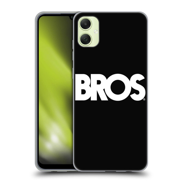 BROS Logo Art Text Soft Gel Case for Samsung Galaxy A05