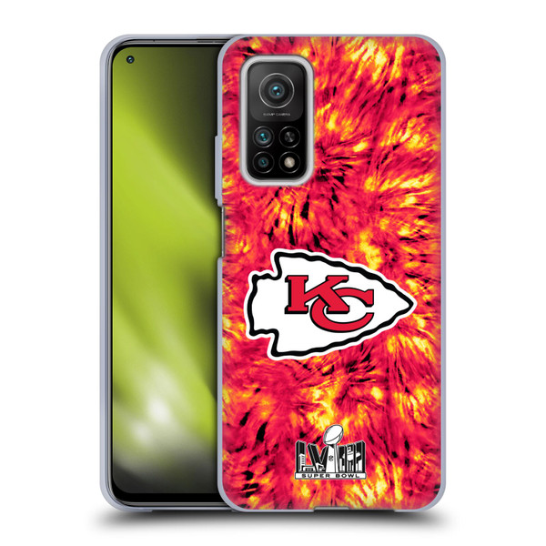 NFL 2024 Super Bowl LVIII Champions Kansas City Chiefs Tie Dye Soft Gel Case for Xiaomi Mi 10T 5G