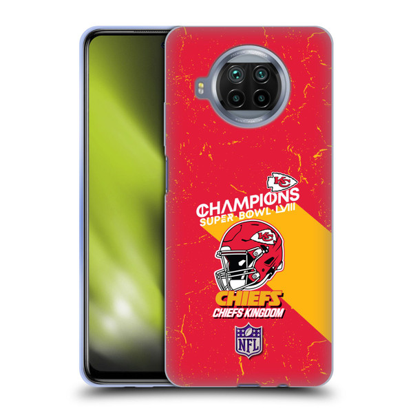 NFL 2024 Super Bowl LVIII Champions Kansas City Chiefs Helmet Soft Gel Case for Xiaomi Mi 10T Lite 5G