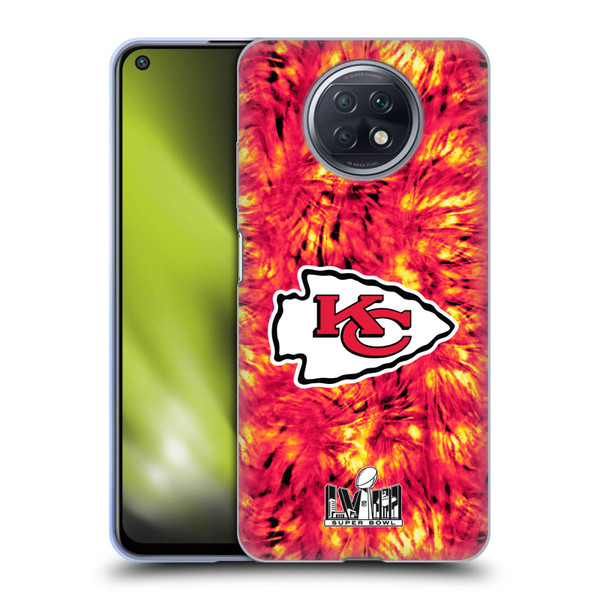 NFL 2024 Super Bowl LVIII Champions Kansas City Chiefs Tie Dye Soft Gel Case for Xiaomi Redmi Note 9T 5G