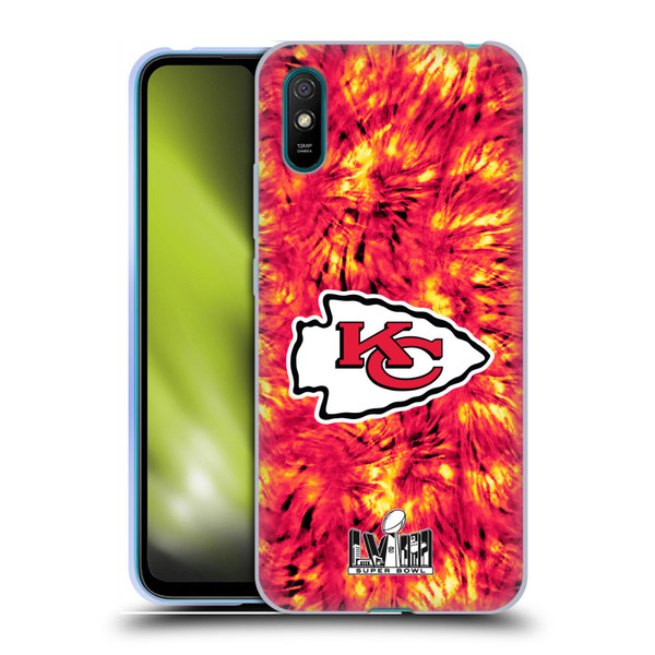 NFL 2024 Super Bowl LVIII Champions Kansas City Chiefs Tie Dye Soft Gel Case for Xiaomi Redmi 9A / Redmi 9AT