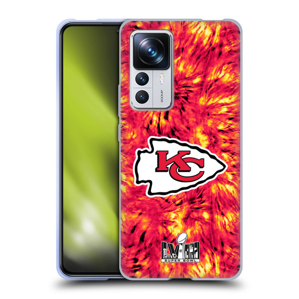 NFL 2024 Super Bowl LVIII Champions Kansas City Chiefs Tie Dye Soft Gel Case for Xiaomi 12T Pro