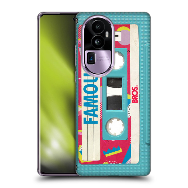 BROS Vintage Cassette Tapes When Will I Be Famous Soft Gel Case for OPPO Reno10 Pro+
