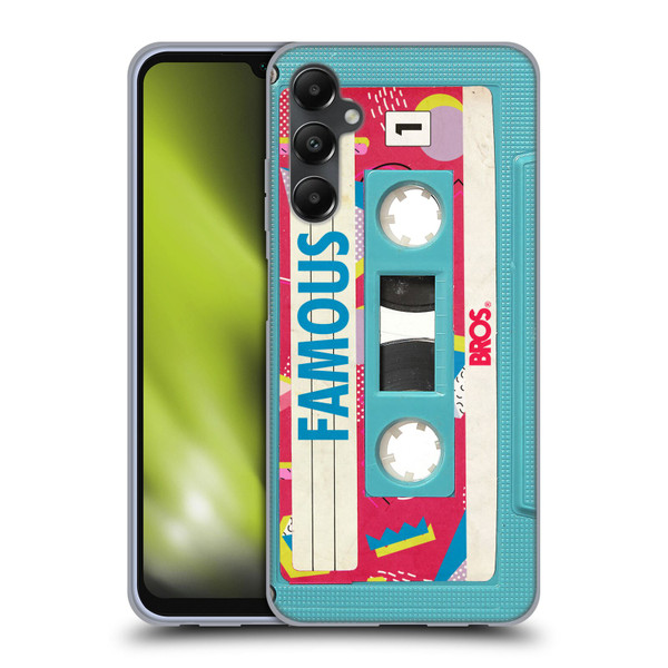 BROS Vintage Cassette Tapes When Will I Be Famous Soft Gel Case for Samsung Galaxy A05s