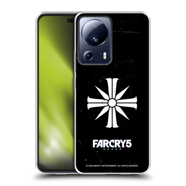 Far Cry 5 Key Art And Logo Distressed Look Cult Emblem Soft Gel Case for Xiaomi 13 Lite 5G