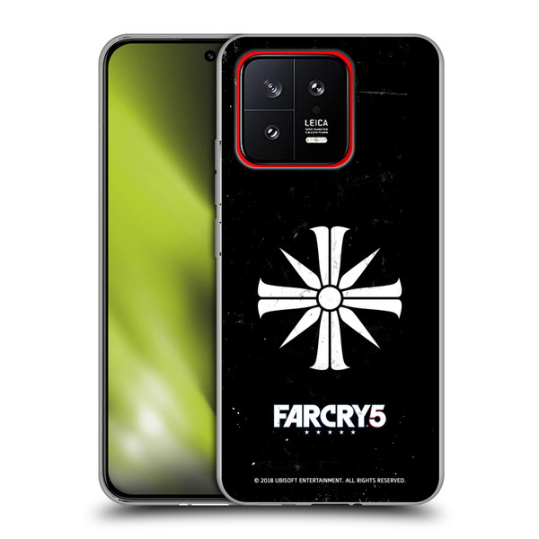 Far Cry 5 Key Art And Logo Distressed Look Cult Emblem Soft Gel Case for Xiaomi 13 5G