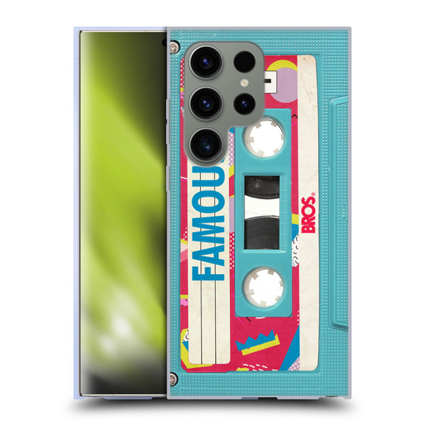 BROS Vintage Cassette Tapes When Will I Be Famous Soft Gel Case for Samsung Galaxy S24 Ultra 5G