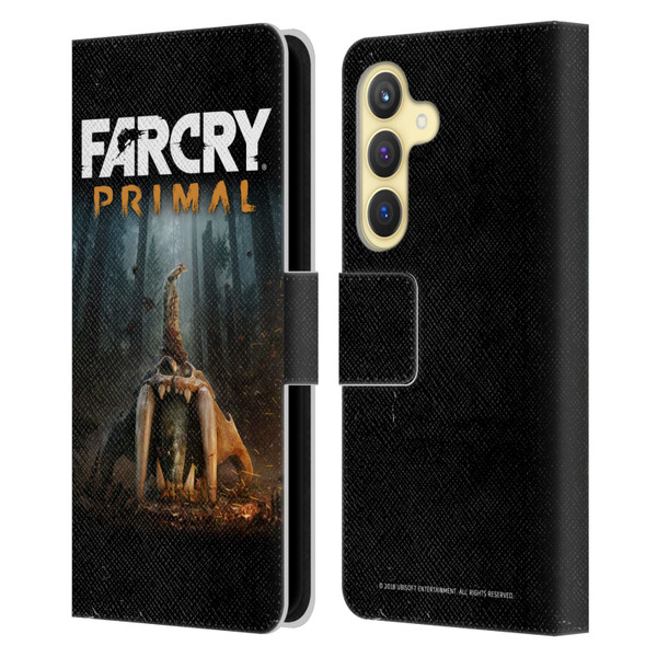 Far Cry Primal Key Art Skull II Leather Book Wallet Case Cover For Samsung Galaxy S24 5G