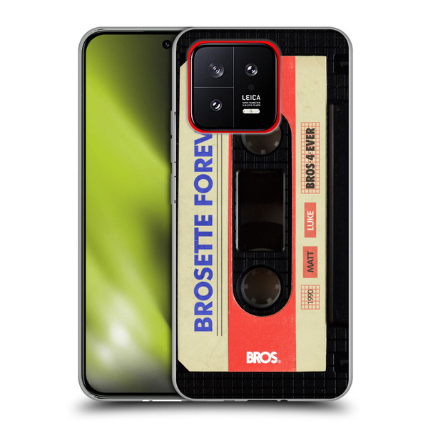 BROS Vintage Cassette Tapes Brosette Forever Soft Gel Case for Xiaomi 13 5G