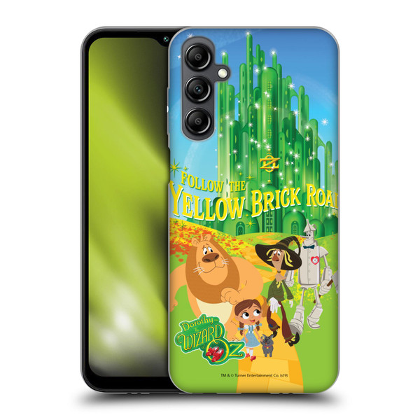 Dorothy and the Wizard of Oz Graphics Yellow Brick Road Soft Gel Case for Samsung Galaxy M14 5G