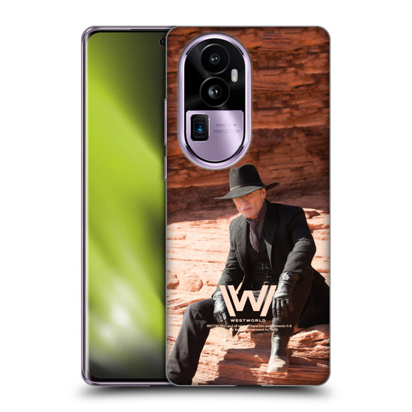 Westworld Characters Man In Black Soft Gel Case for OPPO Reno10 Pro+