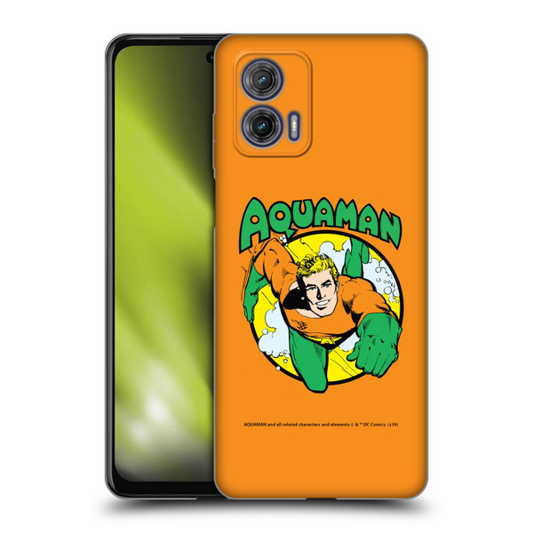Aquaman DC Comics Fast Fashion Swim 2 Soft Gel Case for Motorola Moto G73 5G