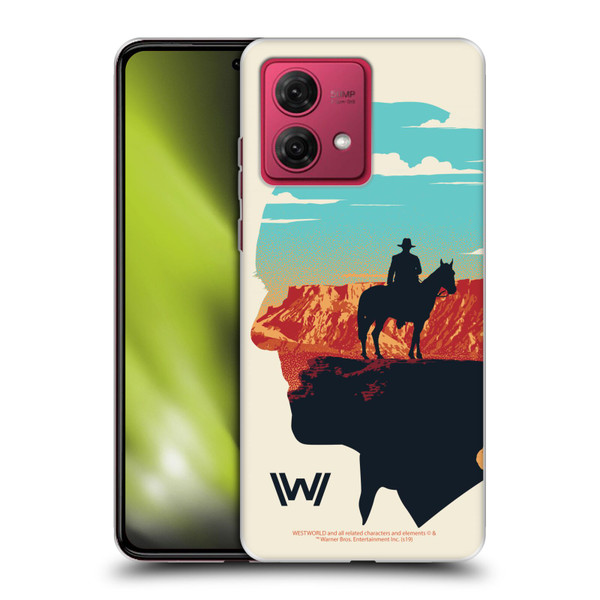 Westworld Graphics Ford And William Soft Gel Case for Motorola Moto G84 5G