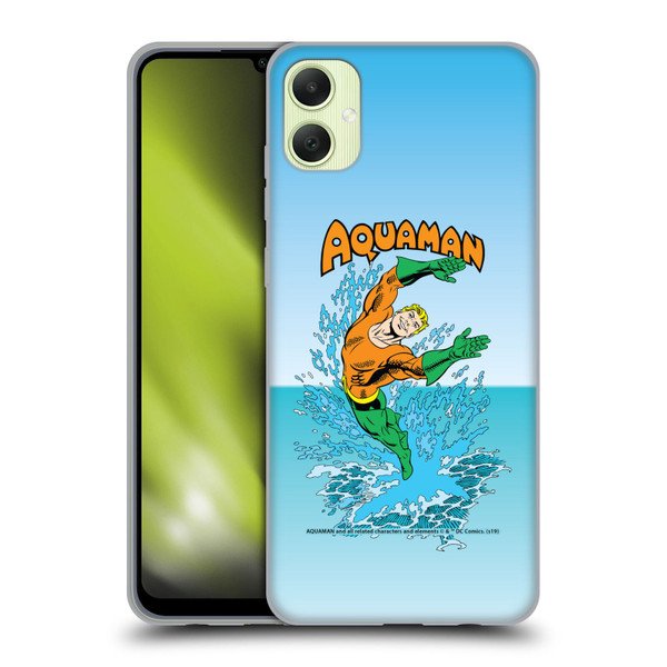 Aquaman DC Comics Fast Fashion Splash Soft Gel Case for Samsung Galaxy A05