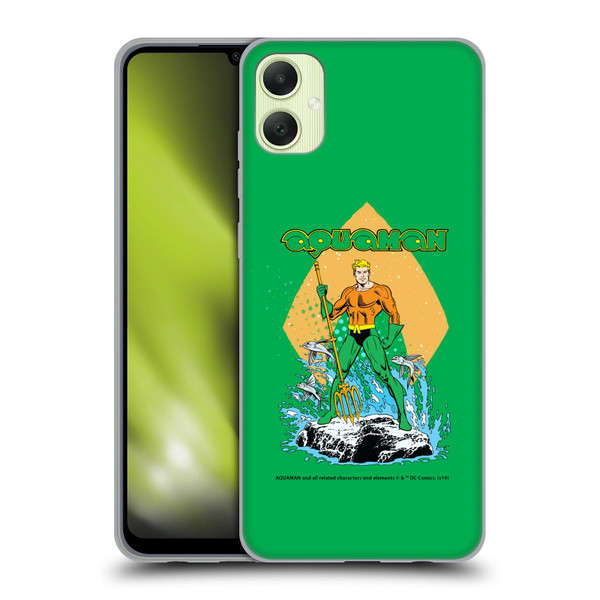 Aquaman DC Comics Fast Fashion Trident Soft Gel Case for Samsung Galaxy A05