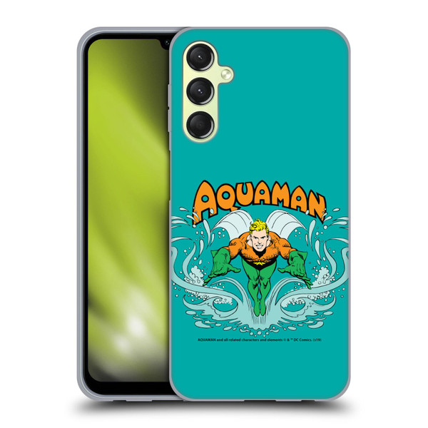 Aquaman DC Comics Fast Fashion Swim Soft Gel Case for Samsung Galaxy A24 4G / Galaxy M34 5G