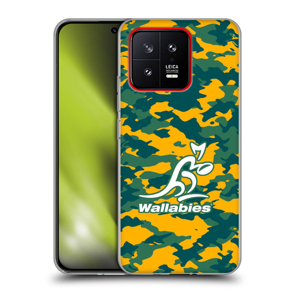Australia National Rugby Union Team Crest Camouflage Soft Gel Case for Xiaomi 13 5G