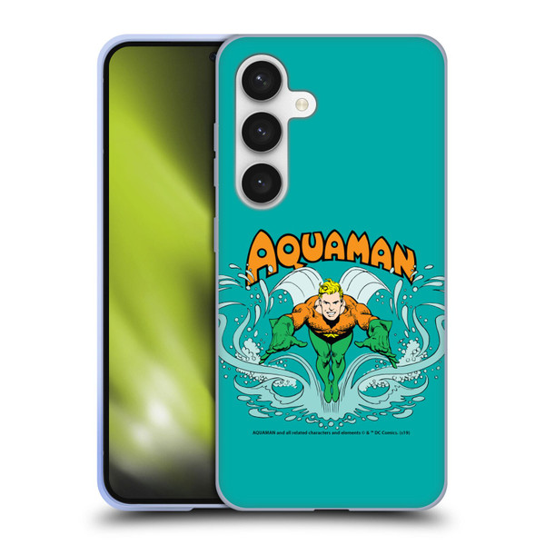 Aquaman DC Comics Fast Fashion Swim Soft Gel Case for Samsung Galaxy S24 5G