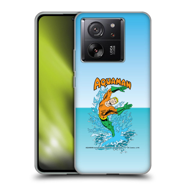 Aquaman DC Comics Fast Fashion Splash Soft Gel Case for Xiaomi 13T 5G / 13T Pro 5G