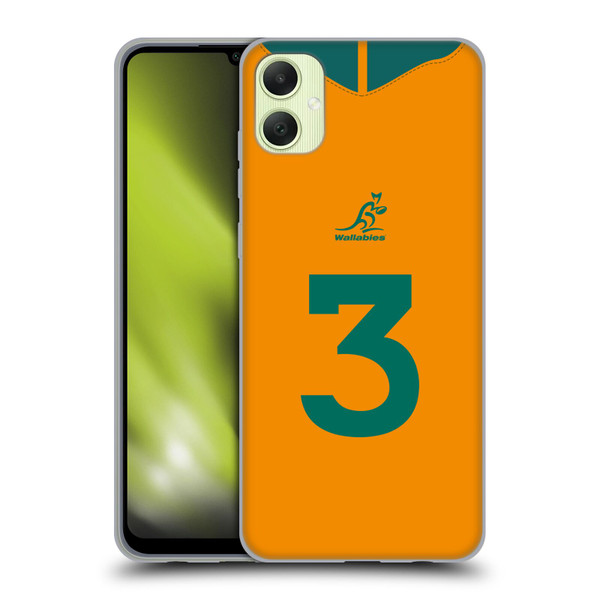 Australia National Rugby Union Team 2021/22 Players Jersey Position 3 Soft Gel Case for Samsung Galaxy A05
