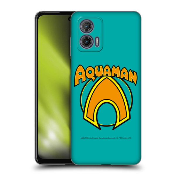 Aquaman DC Comics Logo Classic Soft Gel Case for Motorola Moto G73 5G
