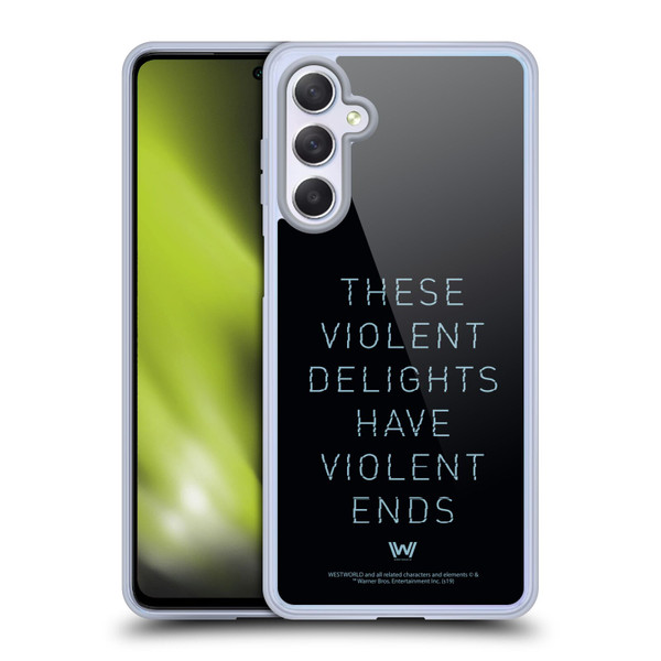 Westworld Graphics Violent Delights Soft Gel Case for Samsung Galaxy M54 5G