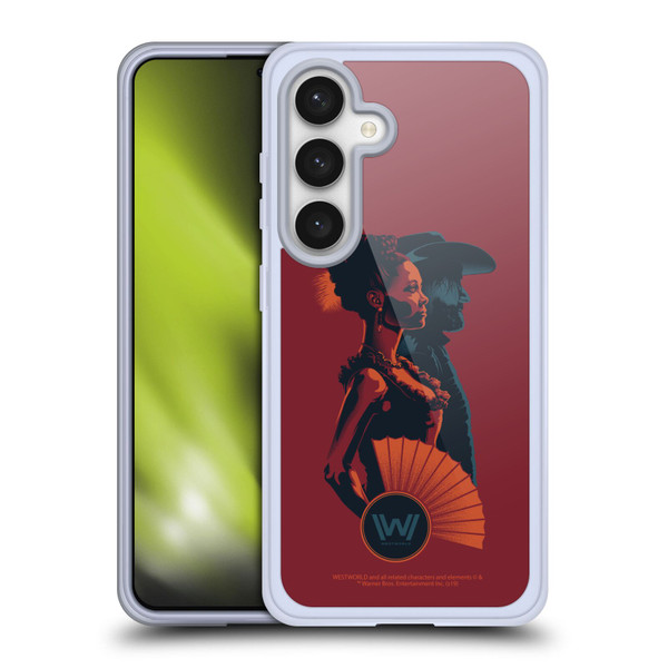 Westworld Graphics Maeve And Hector Soft Gel Case for Samsung Galaxy S24 5G