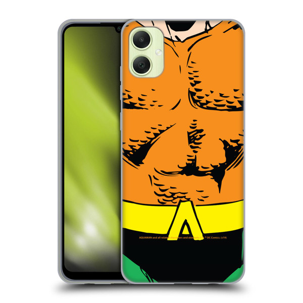 Aquaman DC Comics Logo Uniform Soft Gel Case for Samsung Galaxy A05