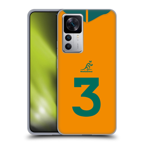 Australia National Rugby Union Team 2021/22 Players Jersey Position 3 Soft Gel Case for Xiaomi 12T 5G / 12T Pro 5G / Redmi K50 Ultra 5G