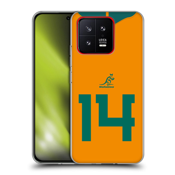 Australia National Rugby Union Team 2021/22 Players Jersey Position 14 Soft Gel Case for Xiaomi 13 5G