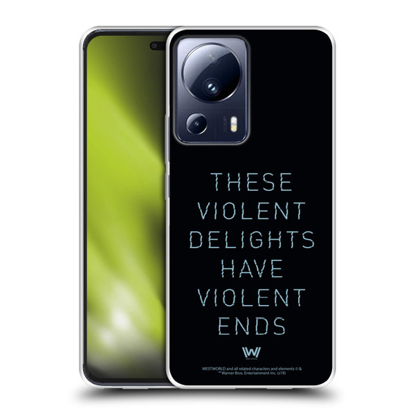 Westworld Graphics Violent Delights Soft Gel Case for Xiaomi 13 Lite 5G