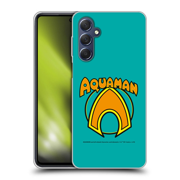 Aquaman DC Comics Logo Classic Soft Gel Case for Samsung Galaxy M54 5G