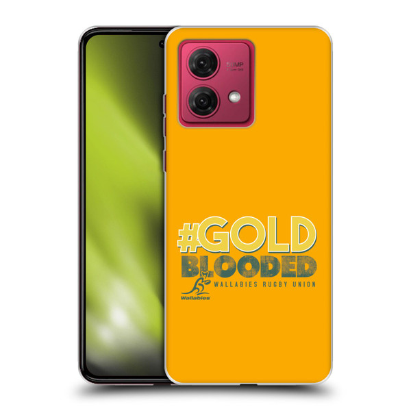 Australia National Rugby Union Team Wallabies Goldblooded Soft Gel Case for Motorola Moto G84 5G