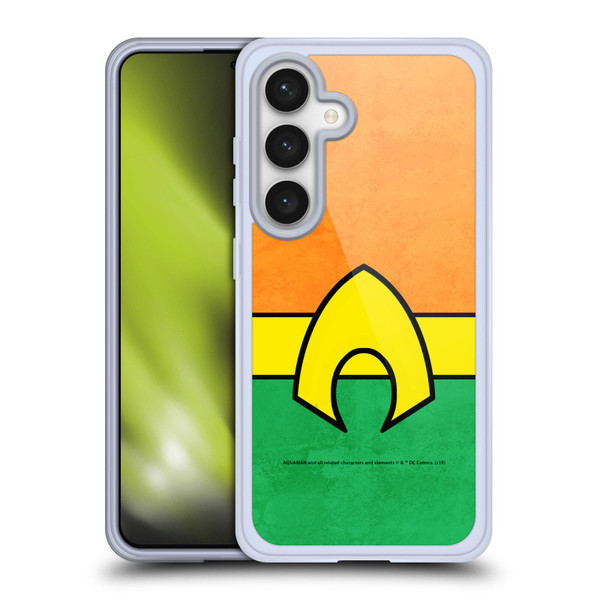 Aquaman DC Comics Logo Uniform 2 Soft Gel Case for Samsung Galaxy S24 5G