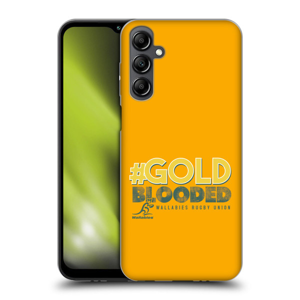 Australia National Rugby Union Team Wallabies Goldblooded Soft Gel Case for Samsung Galaxy M14 5G