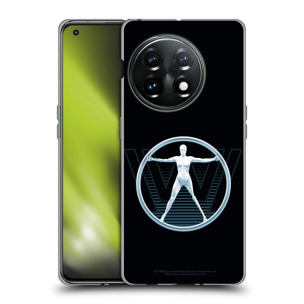 Westworld Logos The Vitruvian Man Soft Gel Case for OnePlus 11 5G