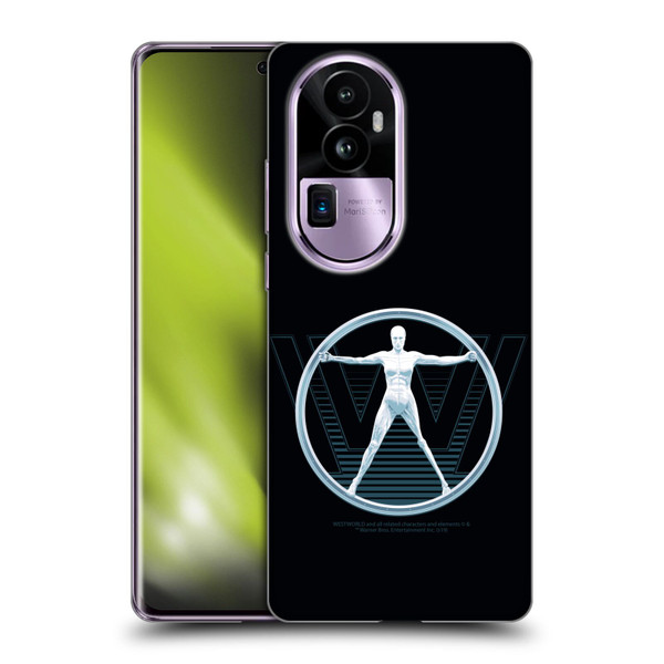 Westworld Logos The Vitruvian Man Soft Gel Case for OPPO Reno10 Pro+