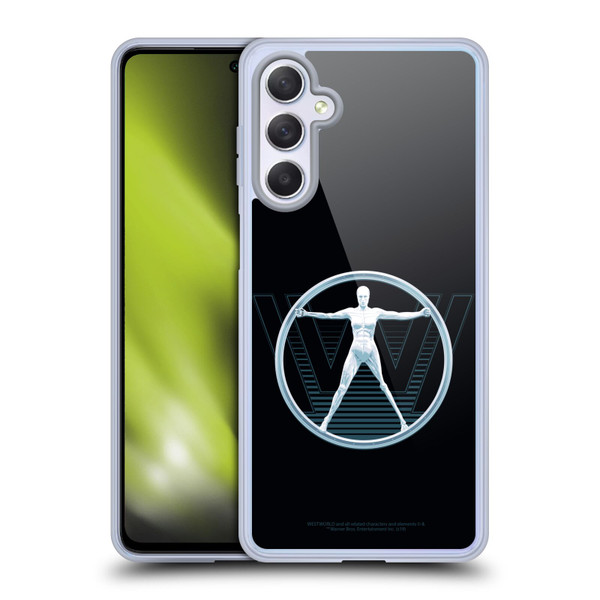 Westworld Logos The Vitruvian Man Soft Gel Case for Samsung Galaxy M54 5G