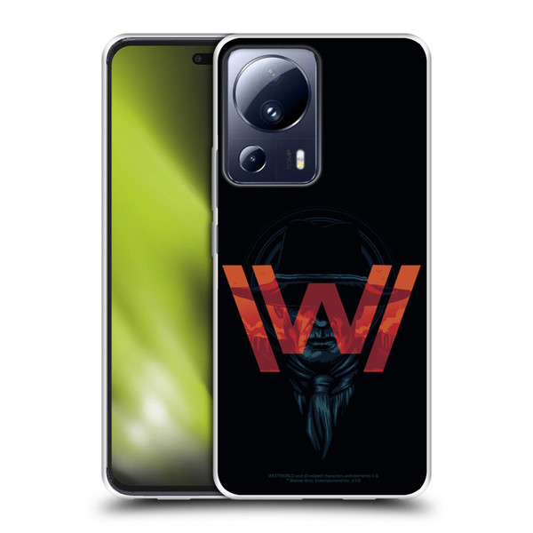 Westworld Logos Man In Black Soft Gel Case for Xiaomi 13 Lite 5G