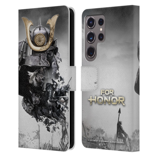 For Honor Key Art Samurai Leather Book Wallet Case Cover For Samsung Galaxy S24 Ultra 5G