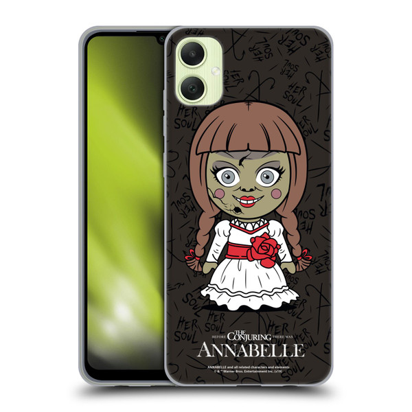 Annabelle Graphics Character Art Soft Gel Case for Samsung Galaxy A05