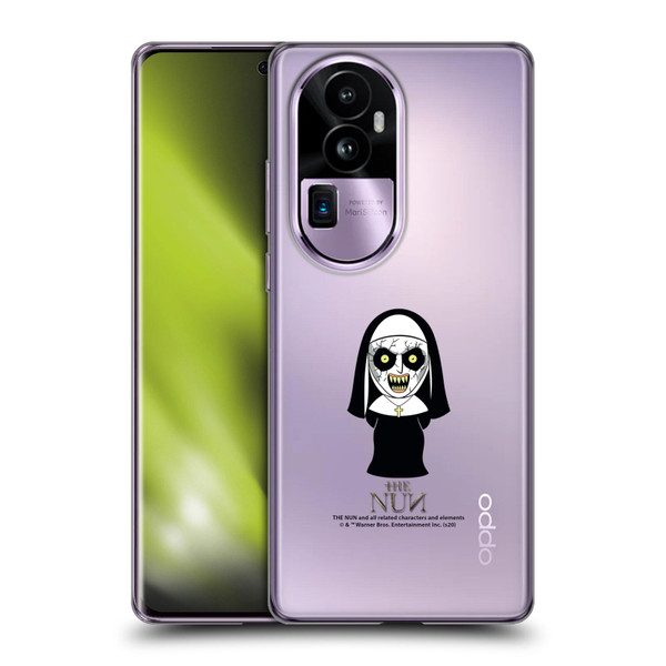 The Nun Valak Graphics Character Soft Gel Case for OPPO Reno10 Pro+