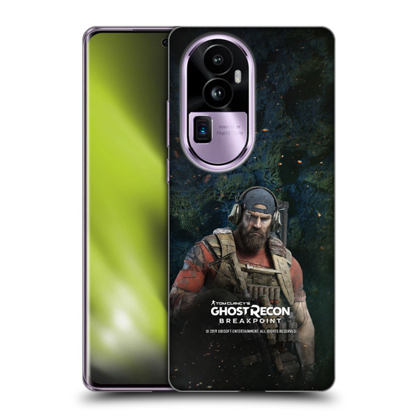 Tom Clancy's Ghost Recon Breakpoint Character Art Nomad Soft Gel Case for OPPO Reno10 Pro+
