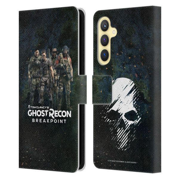 Tom Clancy's Ghost Recon Breakpoint Character Art The Ghosts Leather Book Wallet Case Cover For Samsung Galaxy S23 FE 5G