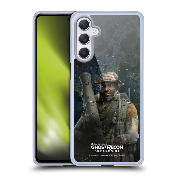 Tom Clancy's Ghost Recon Breakpoint Character Art Fixit Soft Gel Case for Samsung Galaxy M54 5G