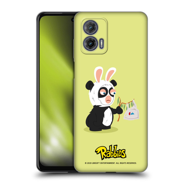 Rabbids Costumes Panda Soft Gel Case for Motorola Moto G73 5G