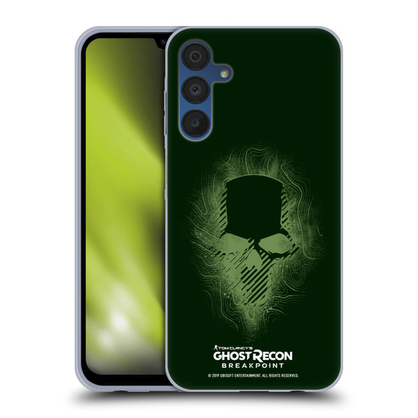 Tom Clancy's Ghost Recon Breakpoint Graphics Ghosts Logo Soft Gel Case for Samsung Galaxy A15