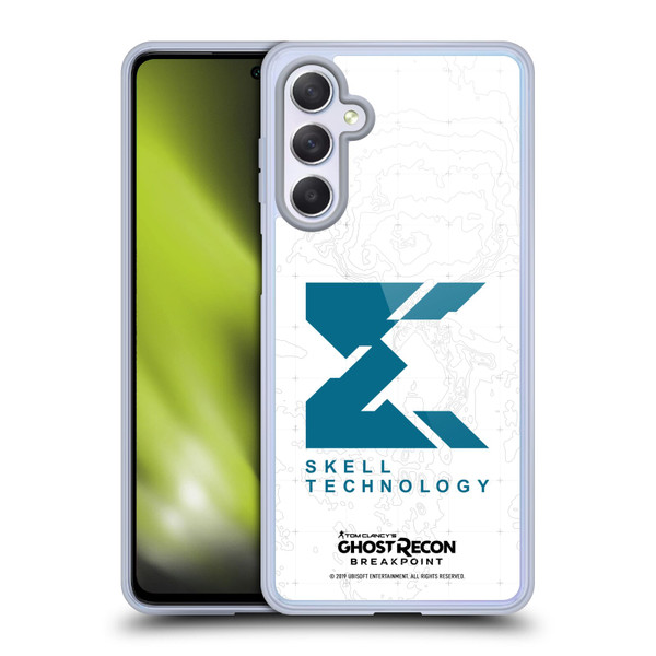 Tom Clancy's Ghost Recon Breakpoint Graphics Skell Technology Logo Soft Gel Case for Samsung Galaxy M54 5G