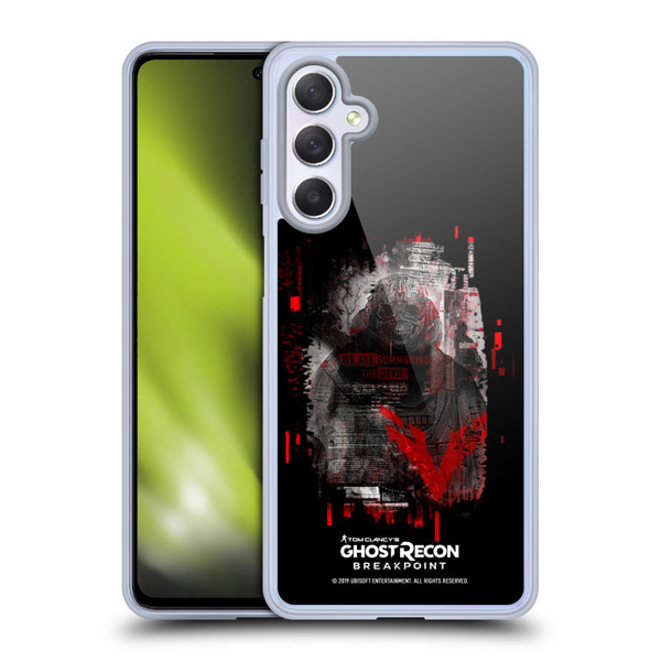 Tom Clancy's Ghost Recon Breakpoint Graphics Wolves Soft Gel Case for Samsung Galaxy M54 5G